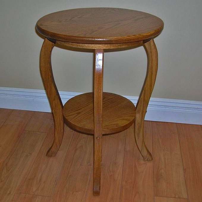 Solid Oak Round Table