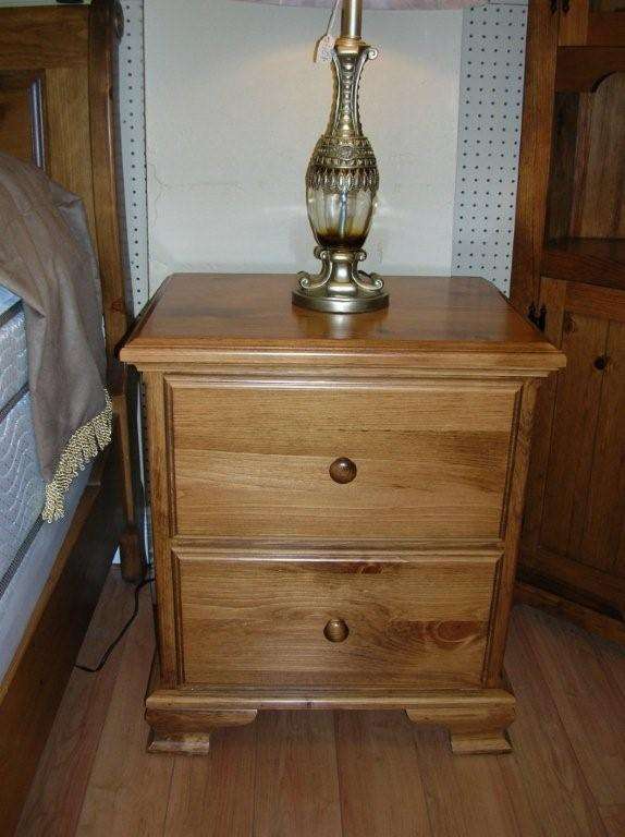 2 Drawer Pine Night Stand