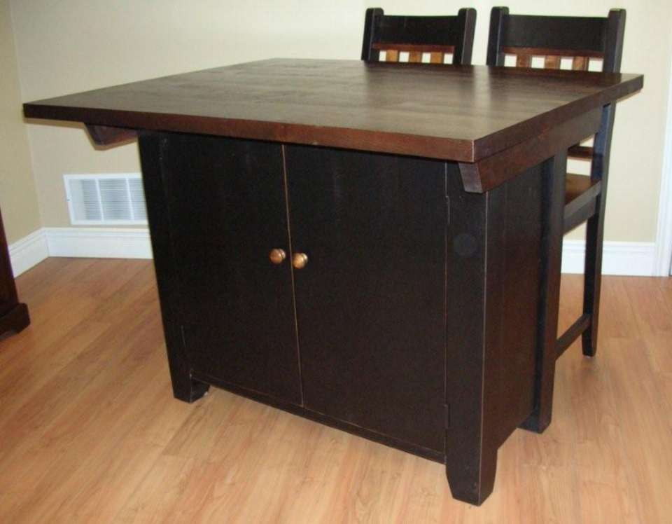 Rough Sawn Pine Kitchen Island